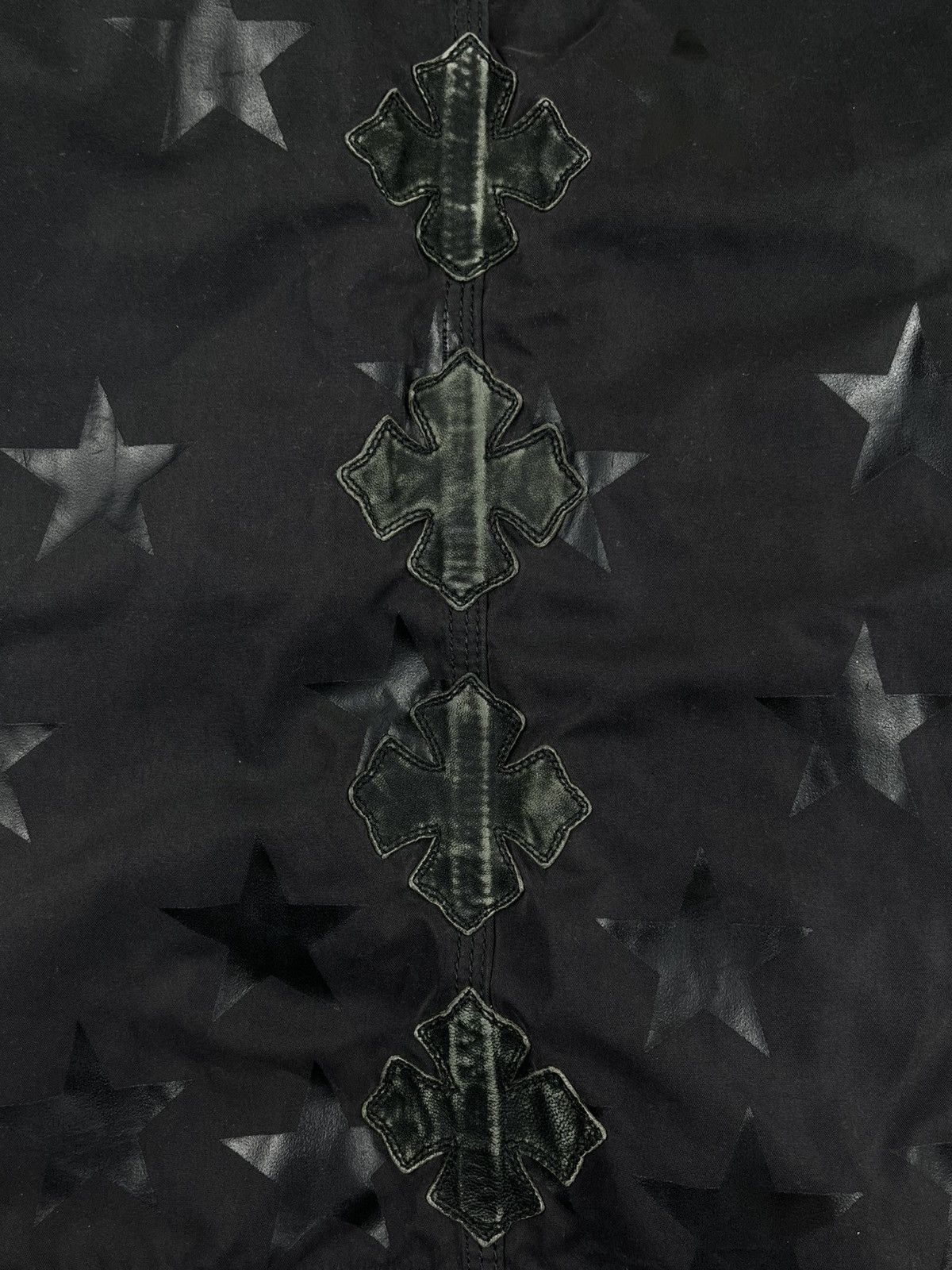 Chrome Hearts Chrome Hearts 7 Patch Leather Plus Cross Boxing Board Shorts Size US 36 / EU 52 - 6 Thumbnail