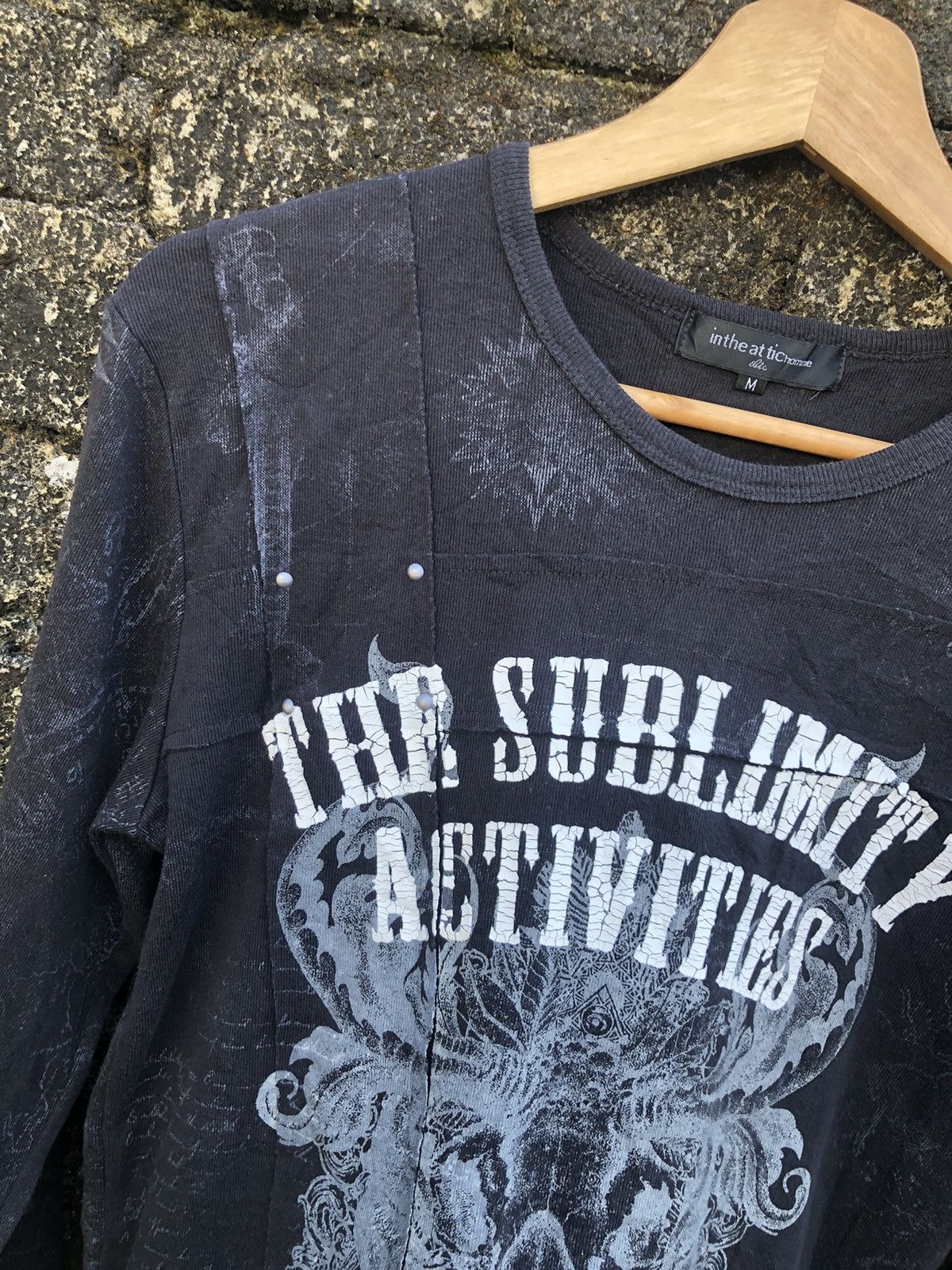 If Six Was Nine × In The Attic × Japanese Brand In The Attic Homme LongSleeve Tee Bondage Punk Style Size US S / EU 44-46 / 1 - 5 Thumbnail