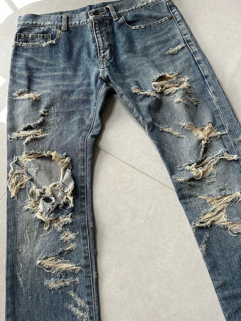Saint Laurent Paris Saint Laurent Paris 13fwD02 jeans-2506 Size US 31 - 2 Thumbnail