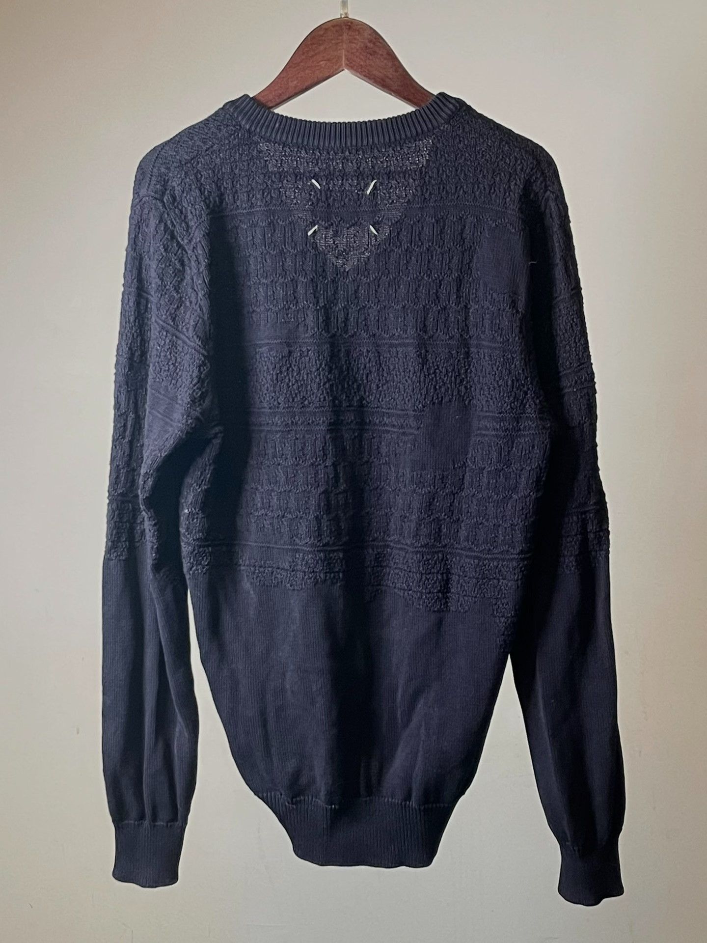 Maison Margiela Maison Margiela V-neck jacquard sweater 2501-Nextarrow Size US S / EU 44-46 / 1 - 7 Thumbnail