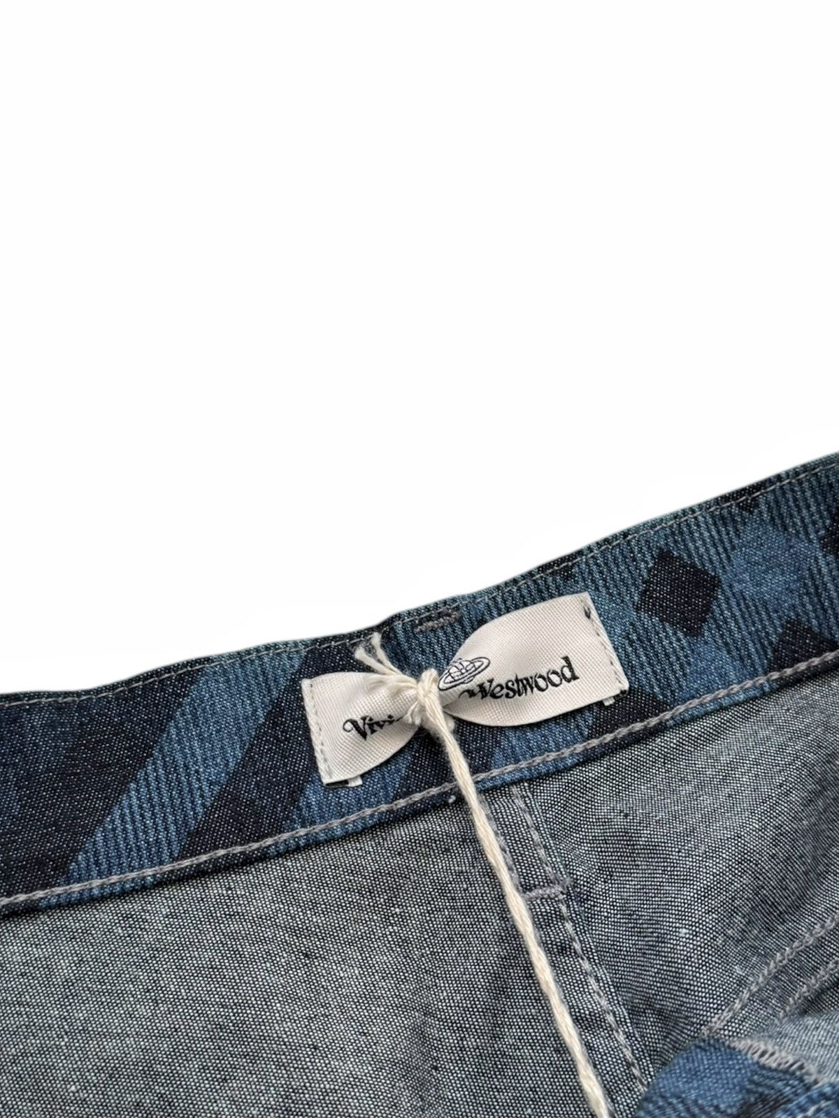Vivienne Westwood Ray 5 Pocket Pattern Plaid Jeans Size 25" / US 0 / IT 36 - 6 Thumbnail