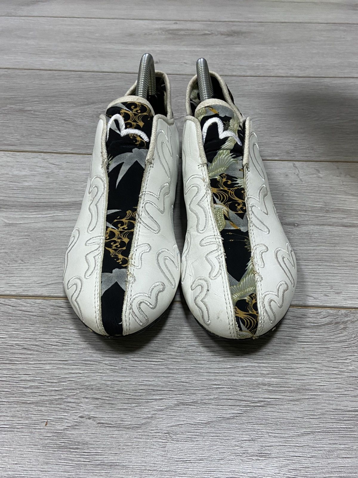 Evisu Evisu monogram big logo sneakers low top Size US 7 / EU 40 - 2 Thumbnail