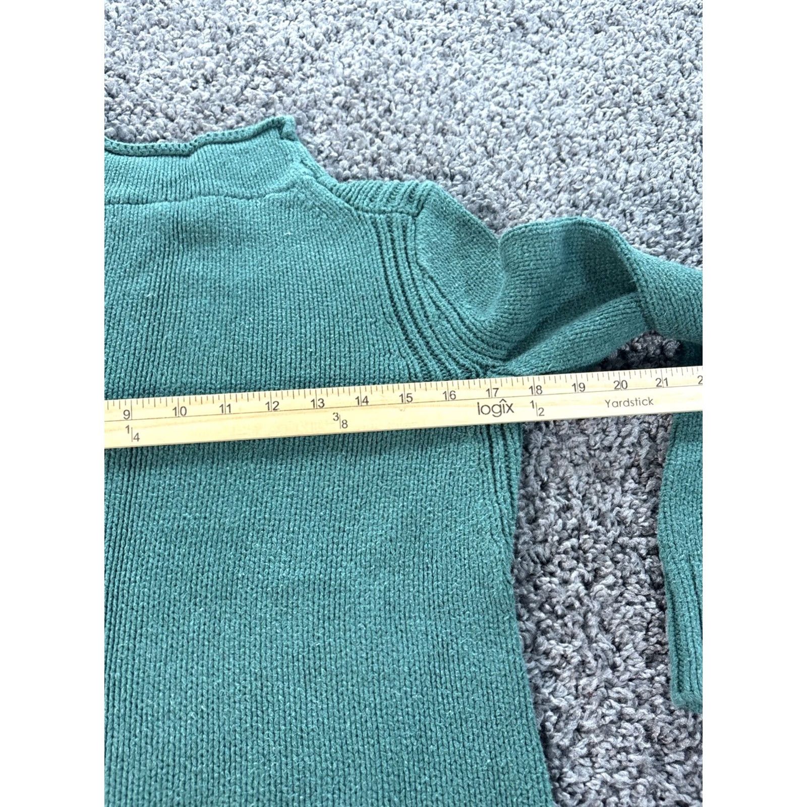 J.Crew VINTAGE J.CREW Sweater Shirt Womens XS Green Mock Neck Fisherman Preppy Oarsman Size XS / US 0-2 / IT 36-38 - 4 Thumbnail