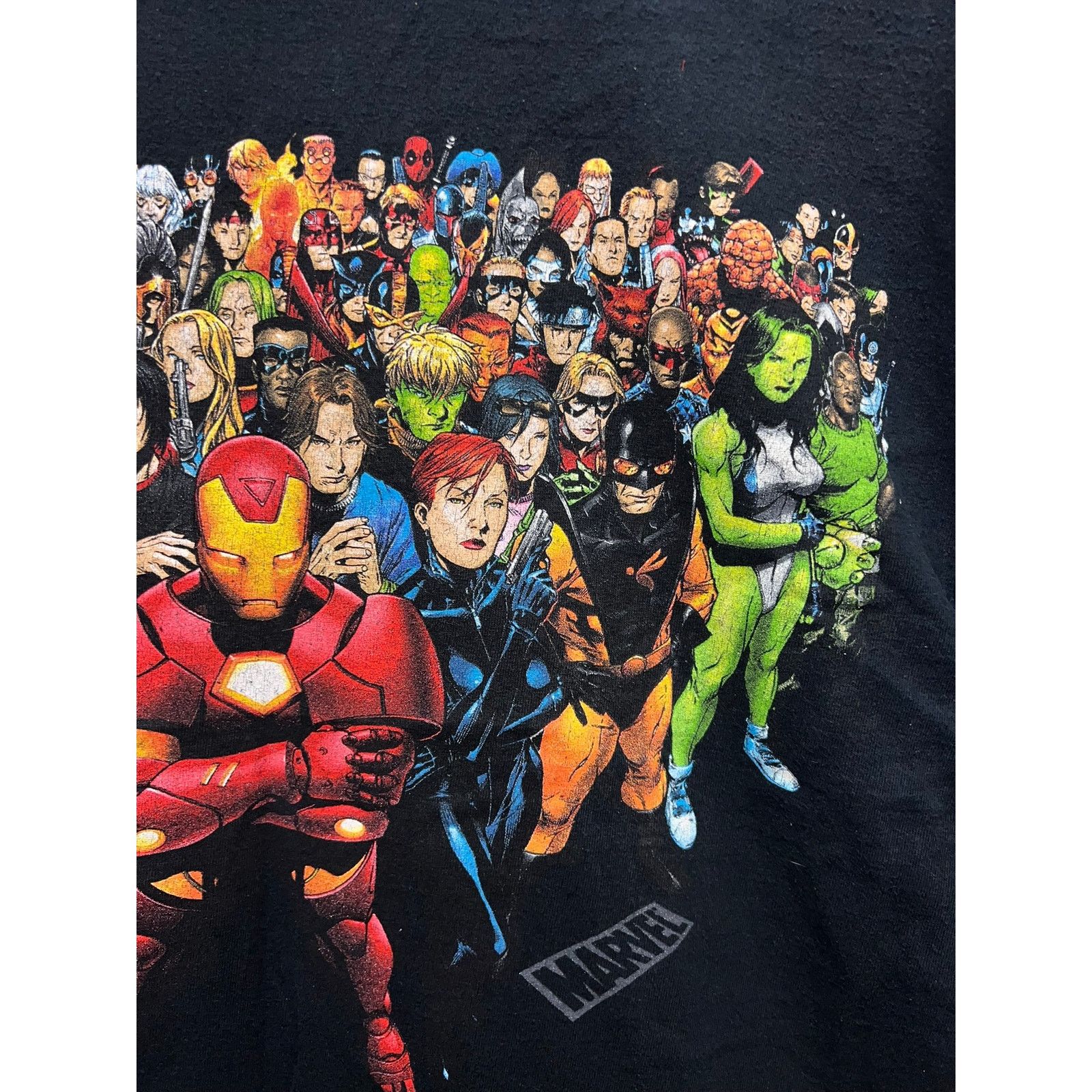Marvel Comics Marvel Universe Heroes Shirt Mad Engine Character Black Tee Size US L / EU 52-54 / 3 - 6 Thumbnail