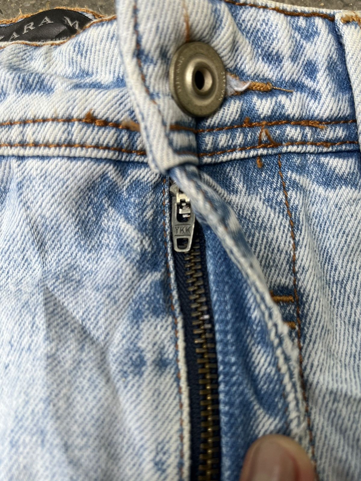 Zara VINTAGE ZARA MAN DENIM DISTRESSED STYLE Size US 34 / EU 50 - 7 Thumbnail