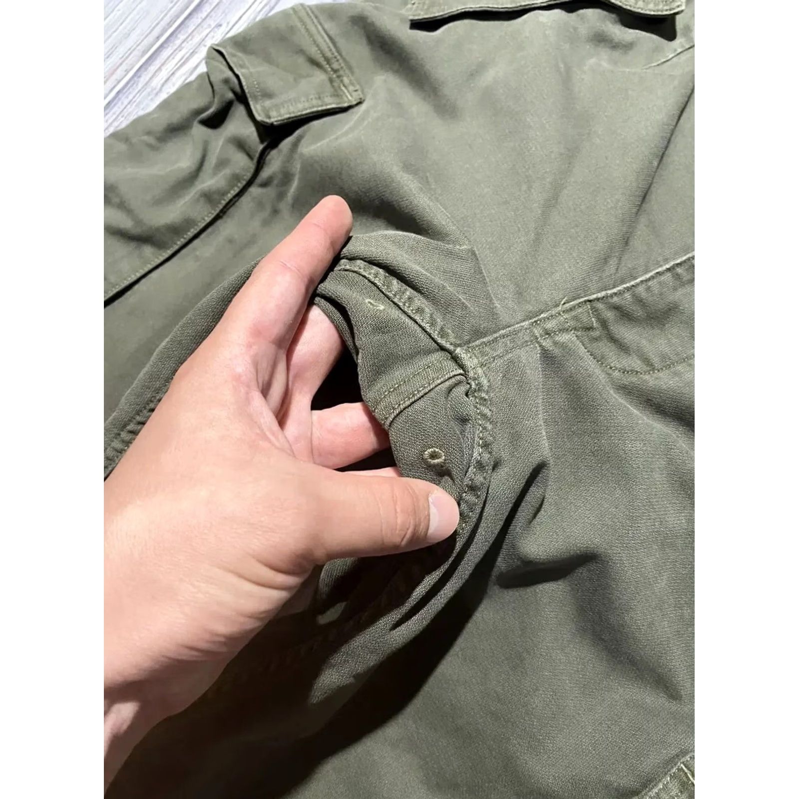 Ralph Lauren VINTAGE Denim & Supply Ralph Lauren Cargo Pants Army USA Men Green 38x30 Cargo Mens Size US 38 / EU 54 - 5 Thumbnail
