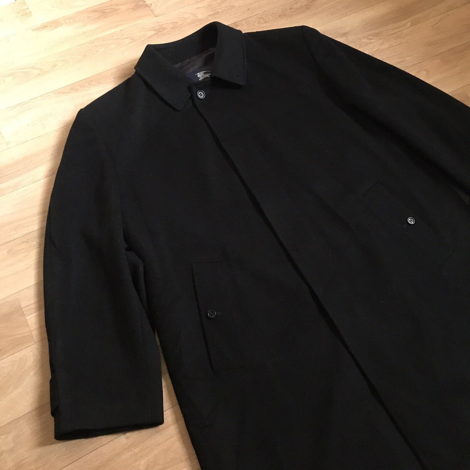 Burberry Burberry london Trench Coat jacket Nova CASHMERe WOOL mens Size US XL / EU 56 / 4 - 4 Thumbnail