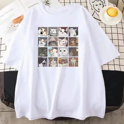 Other Meme Cats Puzzle Creativity Printed Men T-Shirts Size US M / EU 48-50 / 2 - 2 Thumbnail