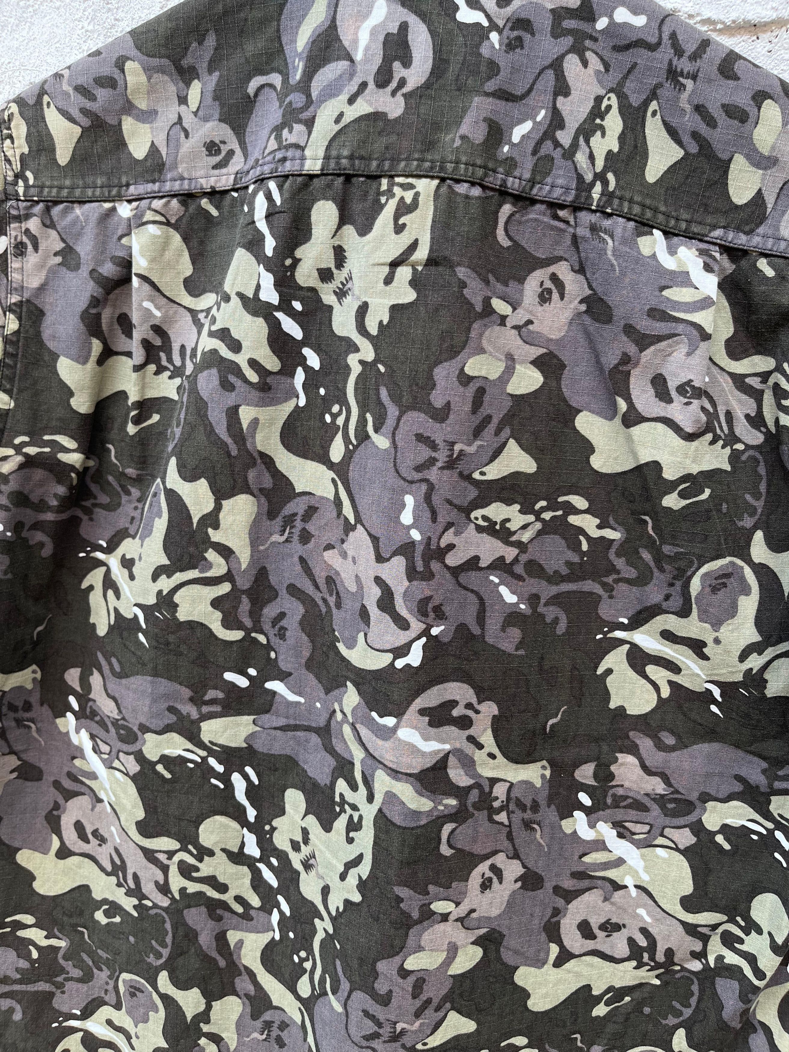 Bape A Bathing Ape Short Sleeve Button Up Black World Gone Mad Size US S / EU 44-46 / 1 - 5 Thumbnail