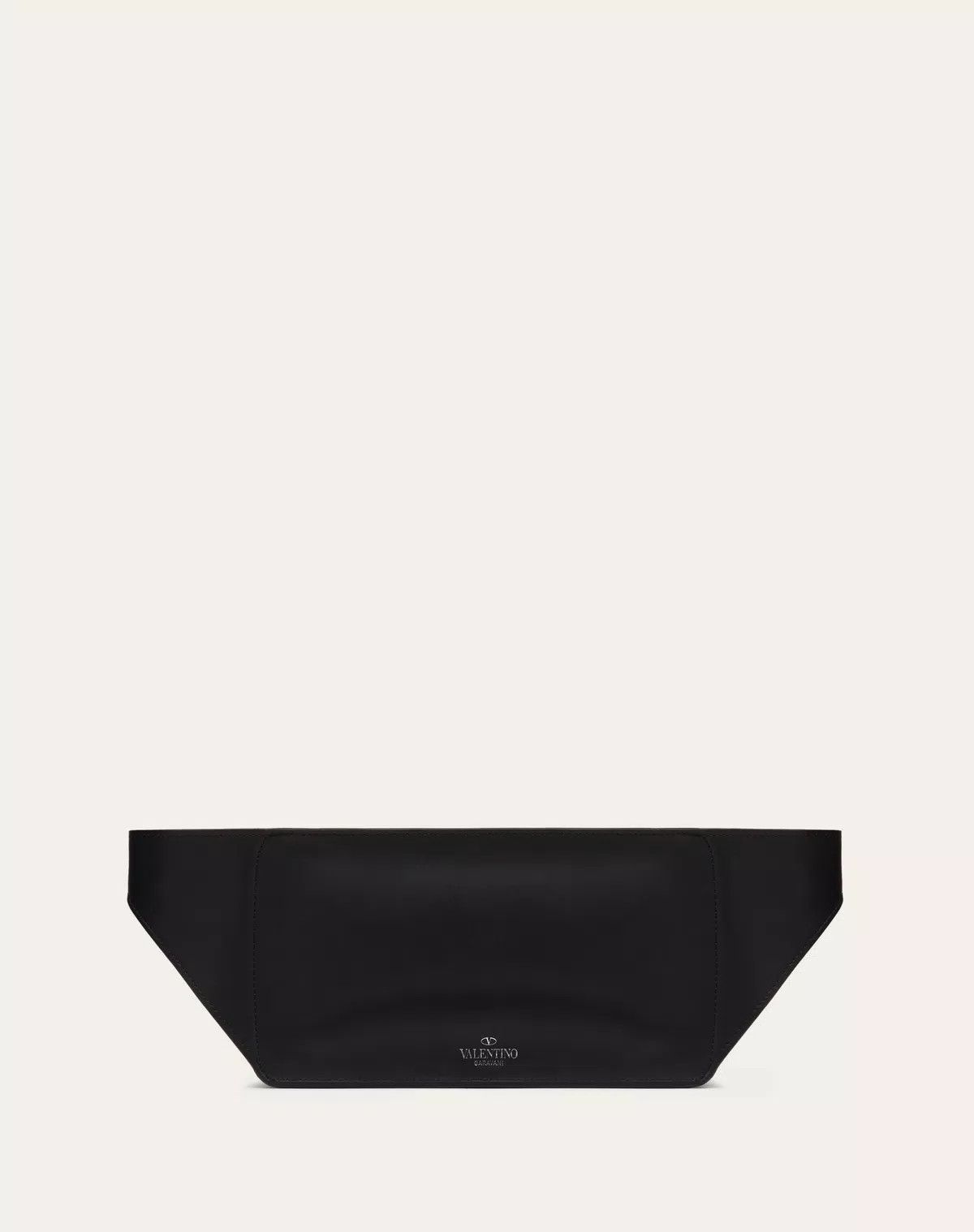 Valentino oc11z0725 Size: OS/ Leather Vltn Belt Bag in Black Size ONE SIZE - 3 Thumbnail