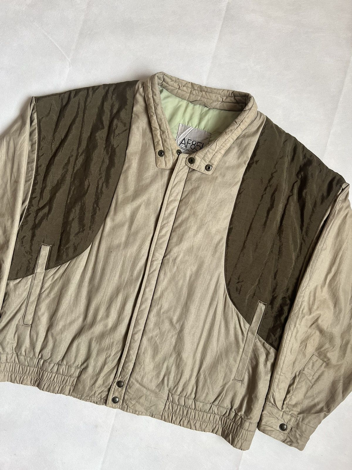 Japanese Brand AF85I Antonio Fusco Japanese Bomber Jacket Size US M / EU 48-50 / 2 - 8 Thumbnail