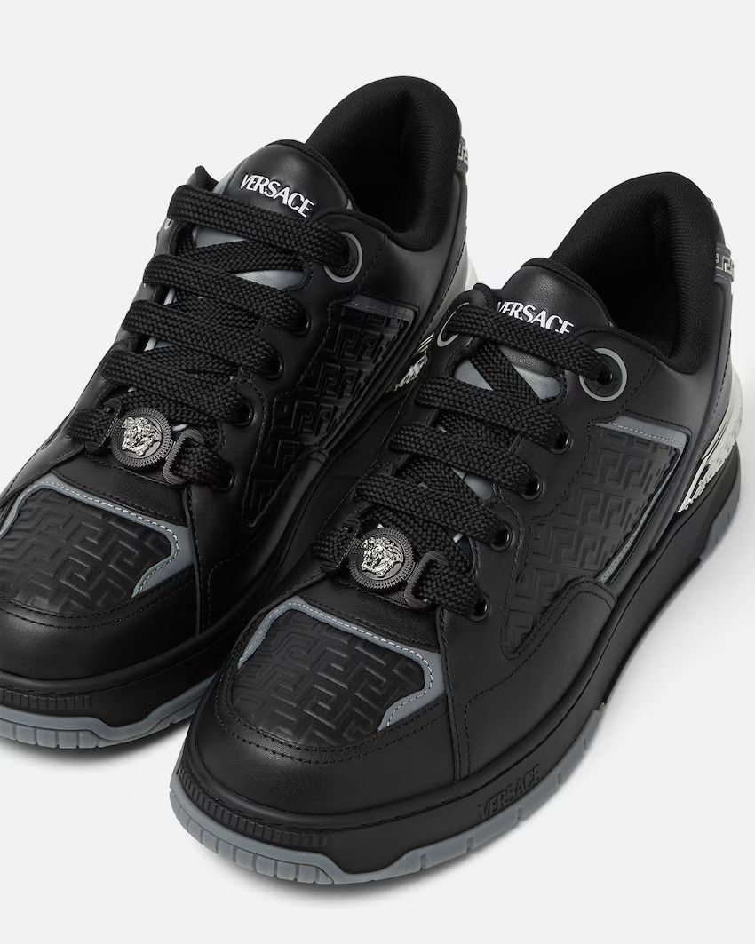 Versace os11x0326 Biggie Basket Leather Sneakers in Multicolor Size US 11 / EU 44 - 3 Thumbnail