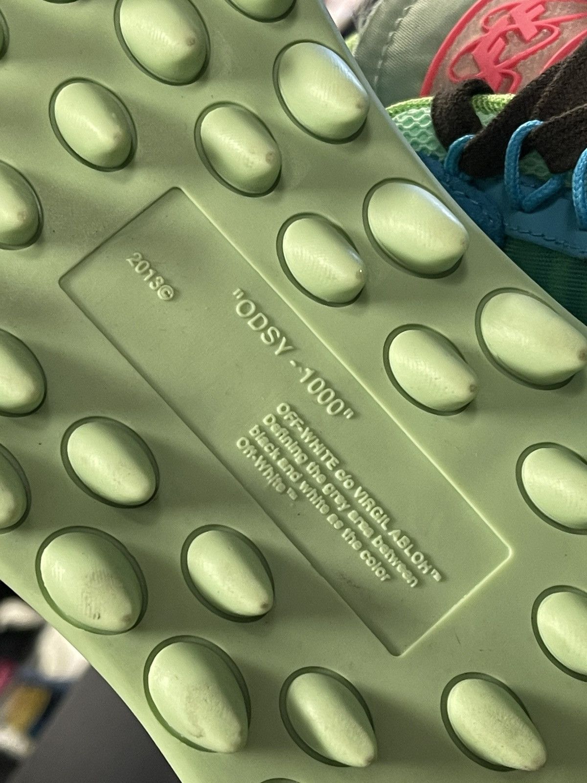 Off-White Size 9/42EU - Off White Odsy 1000 Sneakers Virgil Green Size US 9 / EU 42 - 14 Thumbnail