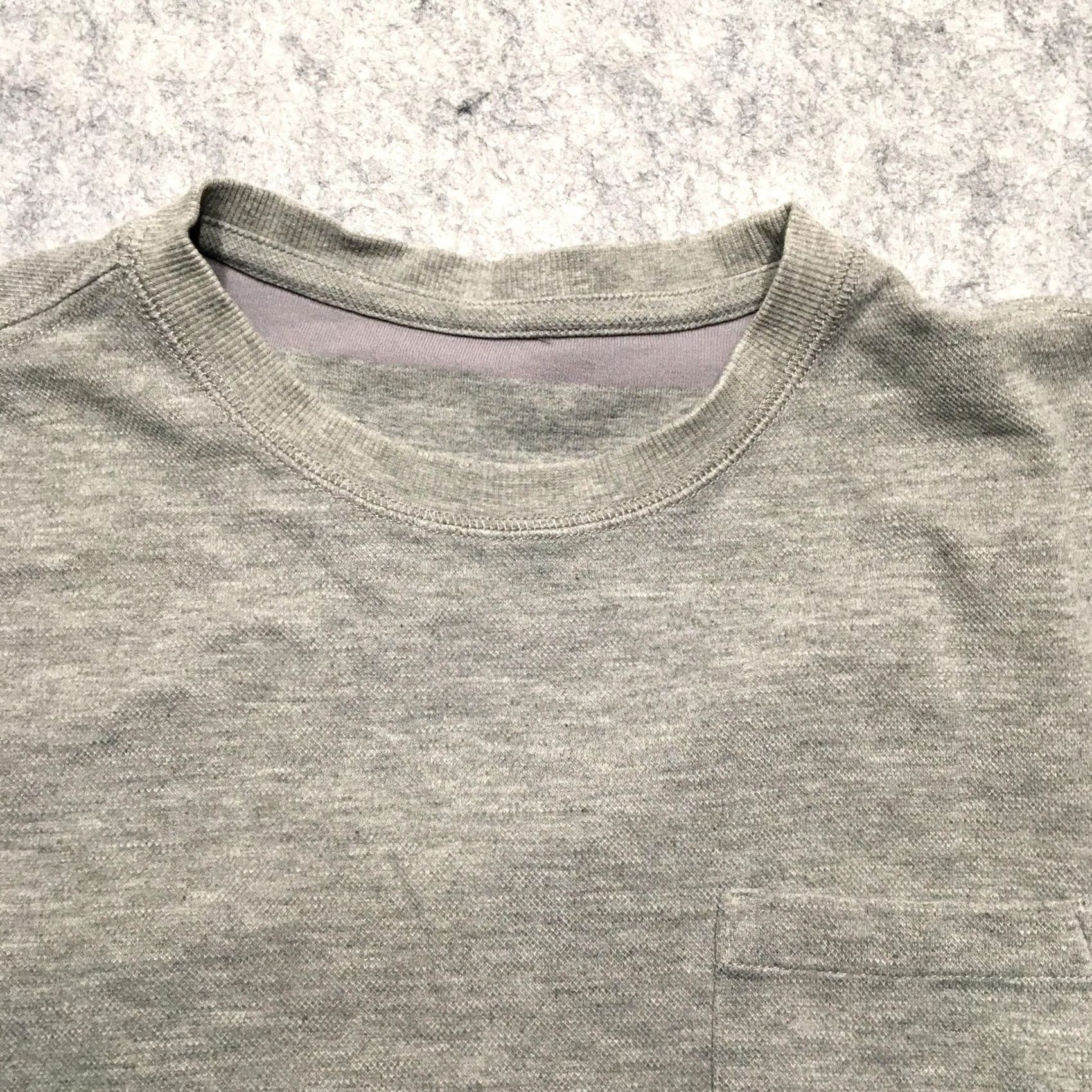 Vuori Vuori Sweatshirt Men S Gray Jersey Pullover Zip Pocket Crew Neck Minimalist Size US S / EU 44-46 / 1 - 5 Thumbnail