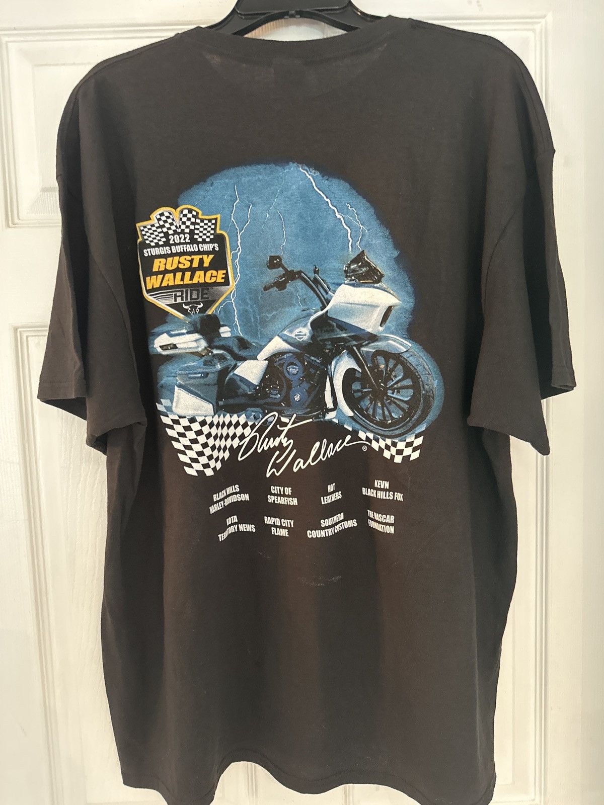 Delta 2022 Sturgis Buffalo chips, Rusty Wallace ride Size US XXL / EU 58 / 5 - 1 Thumbnail