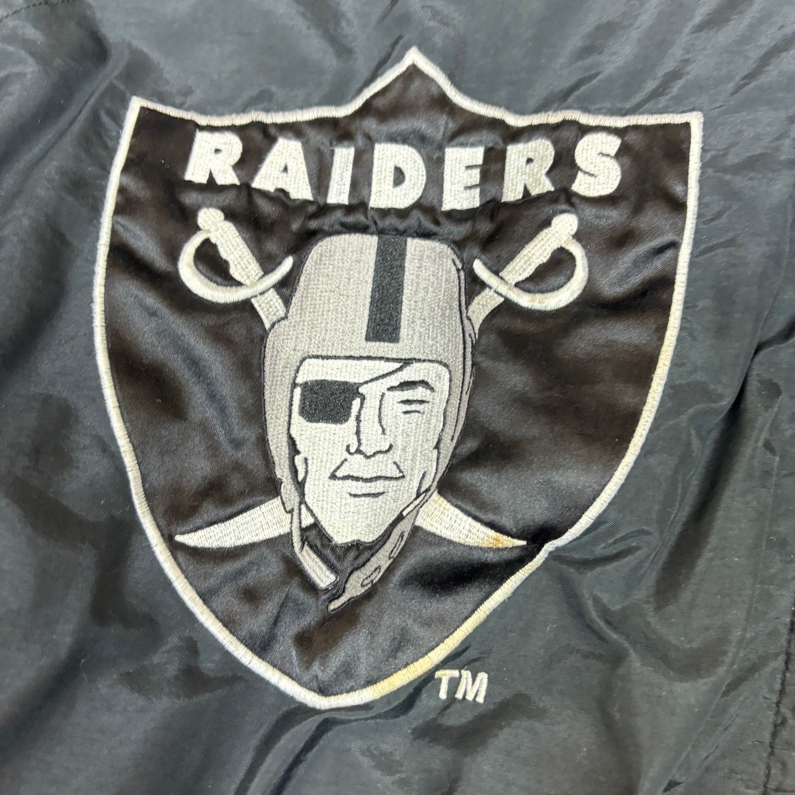 Logo Athletic VTG 90s Raiders LOGO ATHLETIC Pro Line Jacket Sharktooth M Size US M / EU 48-50 / 2 - 11 Thumbnail