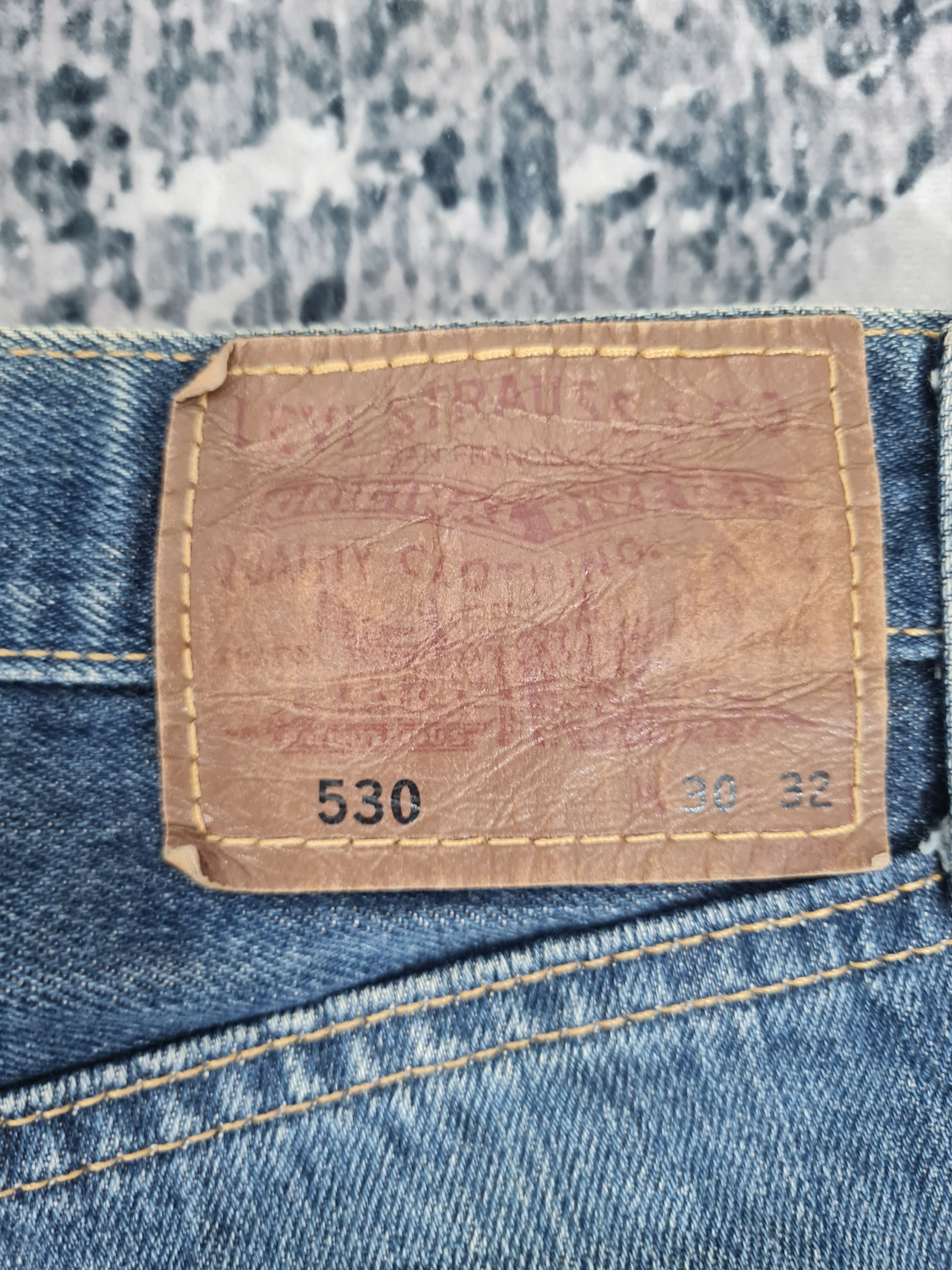 Levi's Vintage Clothing LEVIS 530 Distressed Stone Wash Cropped L0373 Size 28X27 Size US 28 / EU 44 - 12 Thumbnail