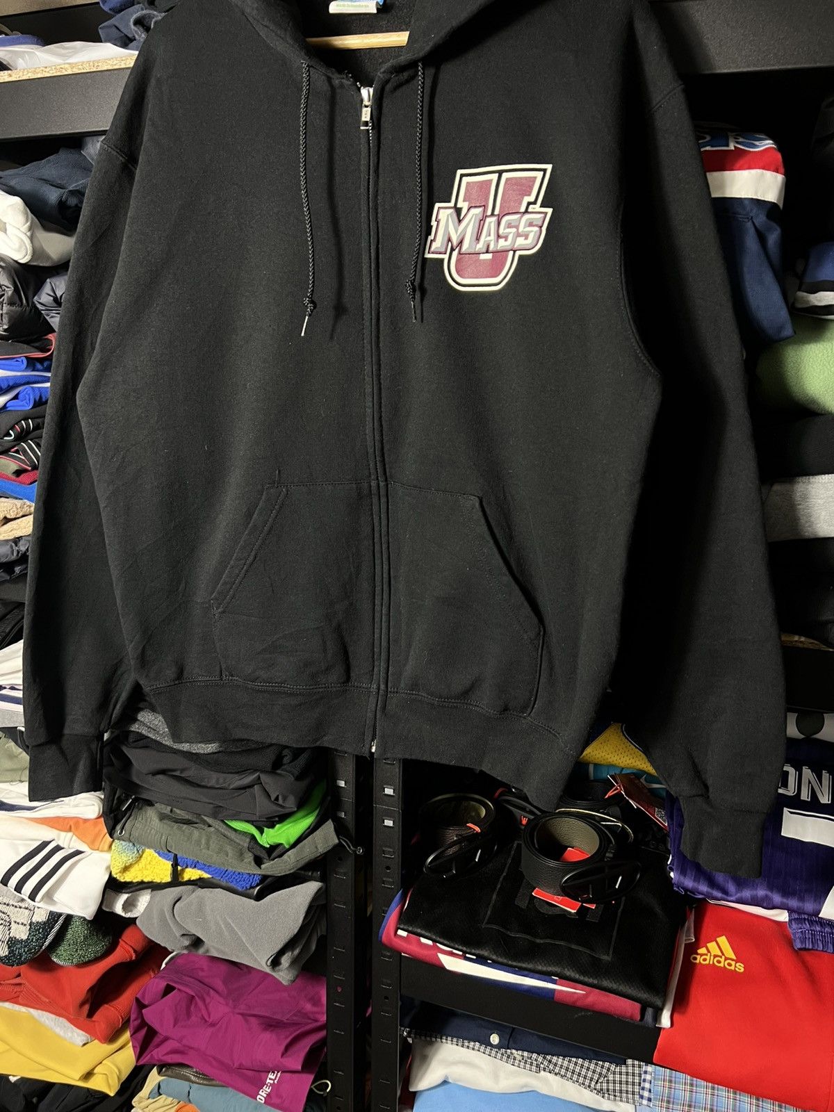 Champion Champion UMass Zip Hoodie Black Size M University Logo Y2K Size US M / EU 48-50 / 2 - 4 Thumbnail