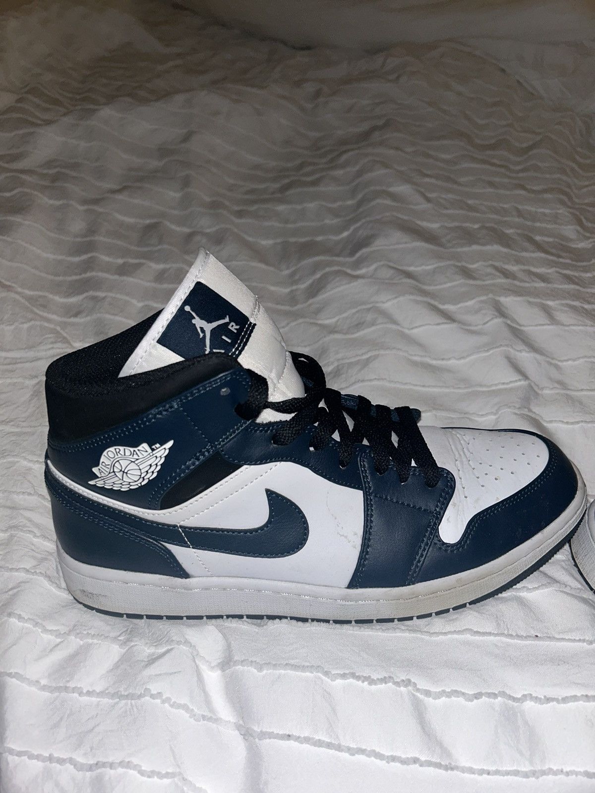 Nike Air Jordan 1 Mid ‘Armory Navy’ Size US 10 / EU 43 - 2 Thumbnail
