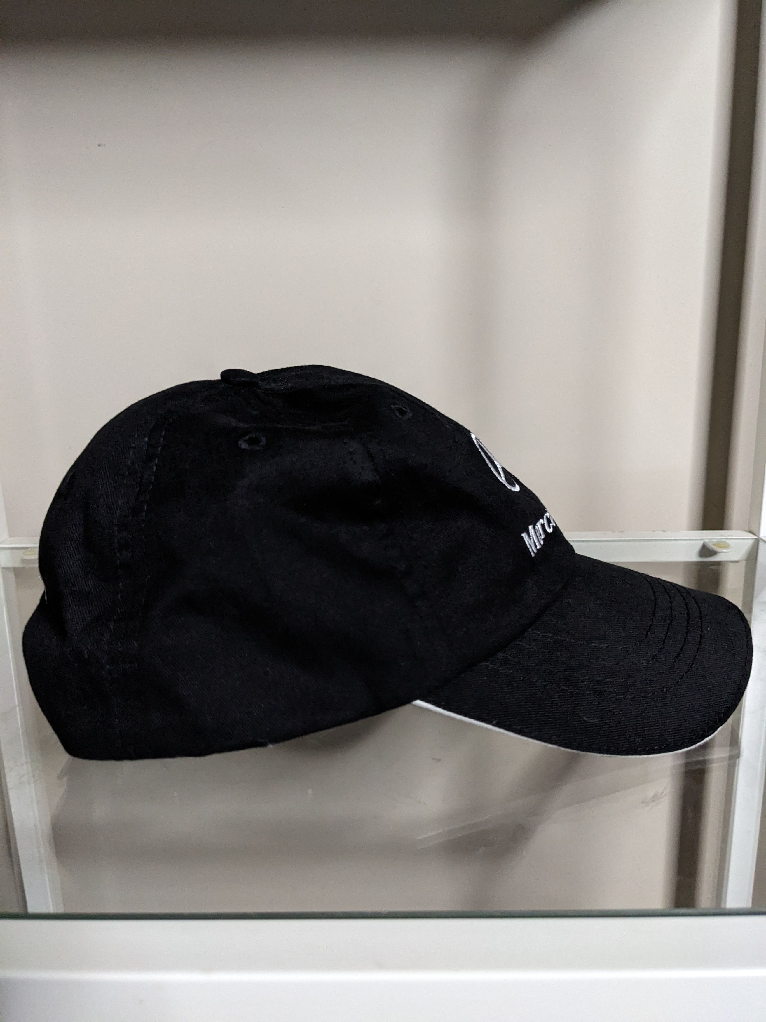 Mercedes-Benz Mercedes Benz Hat Black Emroidered Logo OS Baseball Cap Size ONE SIZE - 5 Thumbnail