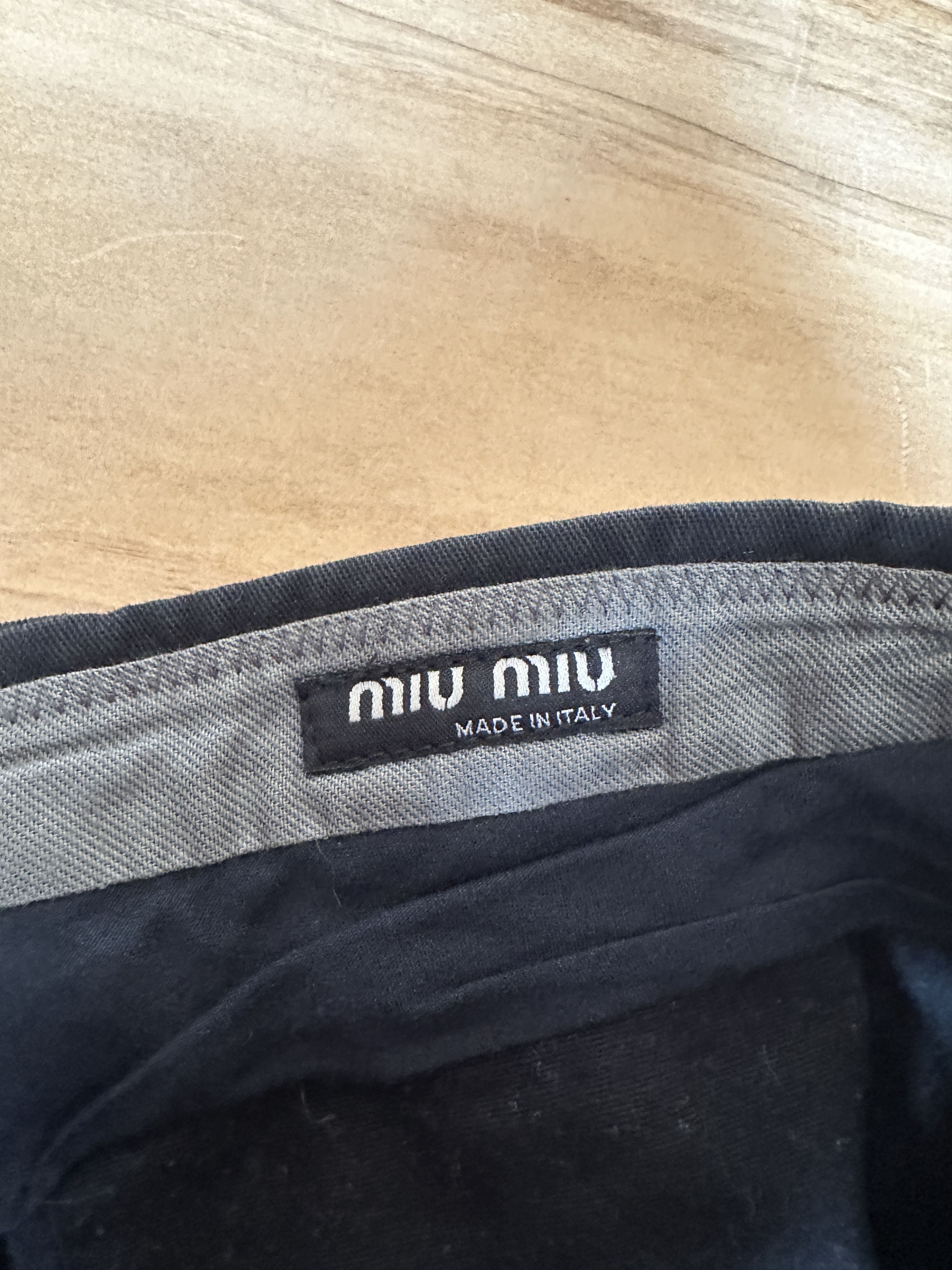 Miu Miu Miu Miu Wide Leg Pants Size US 34 / EU 50 - 4 Thumbnail