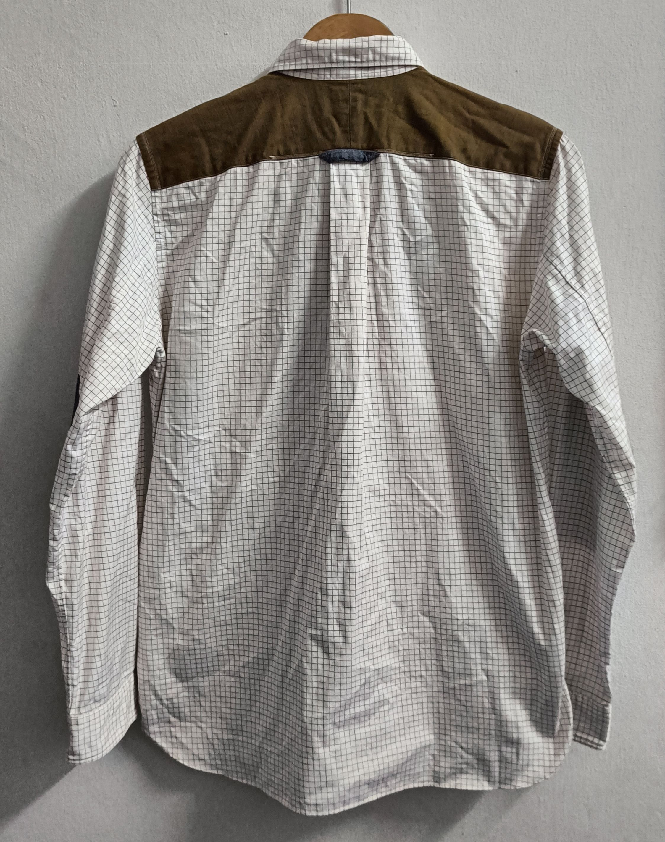 Comme des Garcons × Japanese Brand × Junya Watanabe 🔥🔥 Rare Junya Watanabe Long Sleeve Shirt Men Size US M / EU 48-50 / 2 - 2 Thumbnail