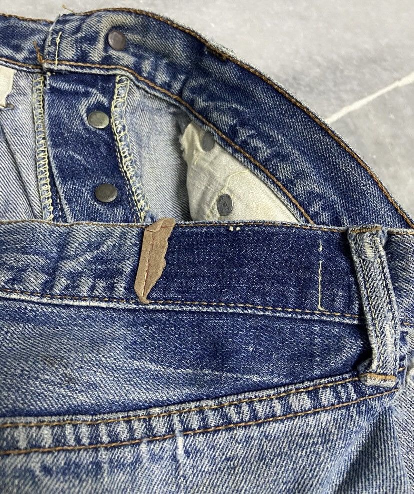 Levi's Vintage 70s Levis 501 Selvedge Jeans Shorts Distressed Size US 30 / EU 46 - 6 Thumbnail