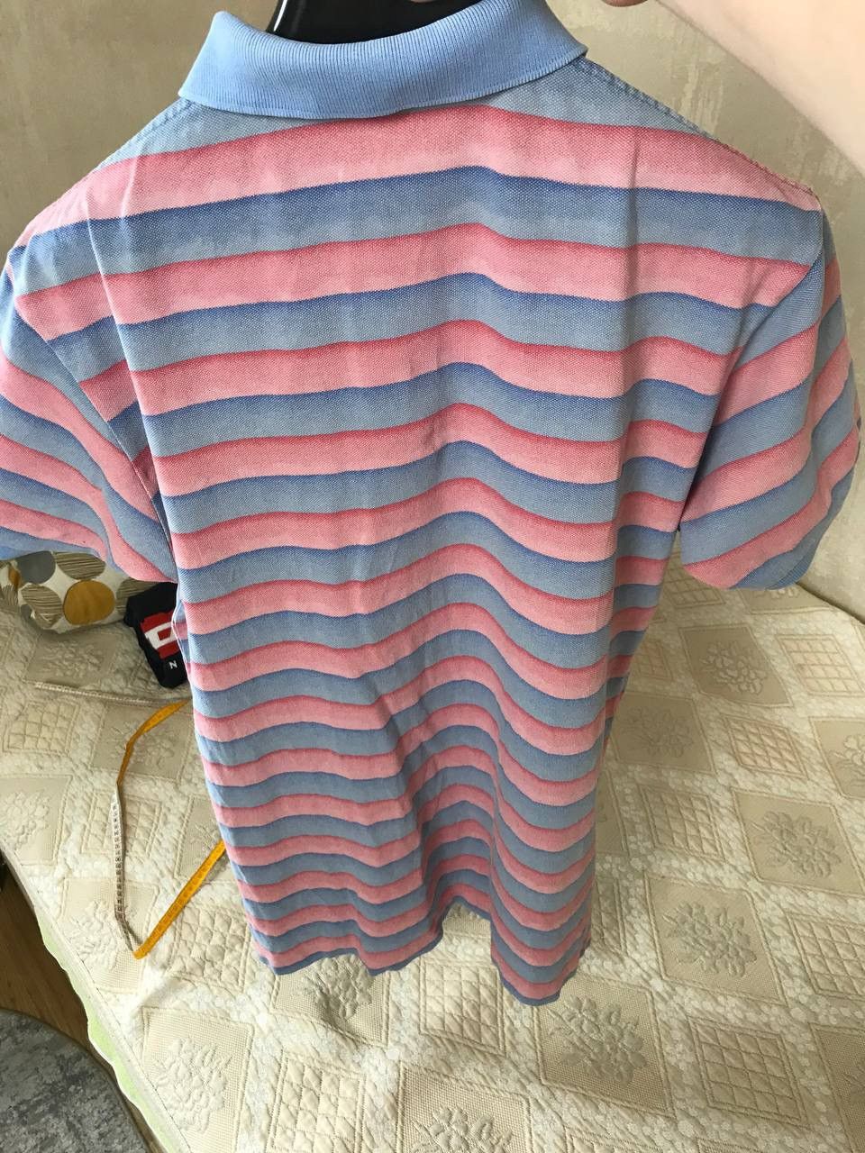 Polo Ralph Lauren 🔥 Vintage Polo Ralph Lauren Striped Gradient Polo Shirt Tee Size US L / EU 52-54 / 3 - 8 Thumbnail