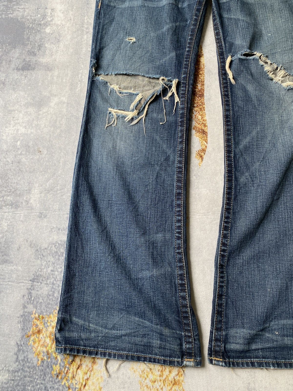 Tornado Mart × True Religion True Religion Billy Revolution 1st Edition Flare Denim Size US 34 / EU 50 - 6 Thumbnail