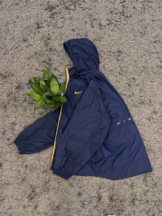 Nike ‼️90'S NIKE NYLON BIG LOGO RAIN JACKET GORPCORE Y2K | Grailed