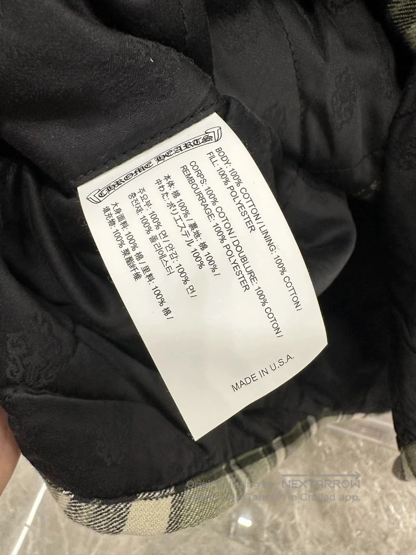 Chrome Hearts chrome hearts purple green plaid shirt jacket. Size US L / EU 52-54 / 3 - 5 Thumbnail
