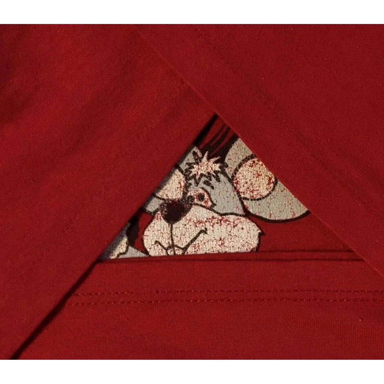 Vintage VINTAGE Santas Helper Sleeping shirt USA Unisex Adults One Size Red Mickey Mouse 90s 80s Cartoon Christmas Tree Pattern Distressed Funny Shirt Size US M / EU 48-50 / 2 - 3 Thumbnail
