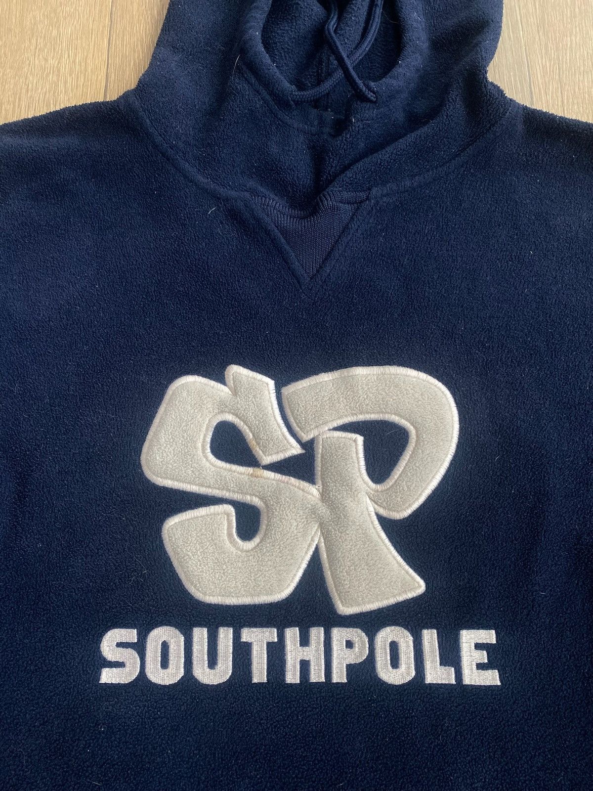 Southpole × Vintage Vintage Y2K Southpole Fleece Hooded Sweater Size US L / EU 52-54 / 3 - 3 Thumbnail