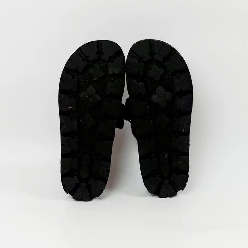 Prada Prada Black Triangle Logo Bread Slide Sandals -2505 Size US 6 / IT 36 - 4 Thumbnail