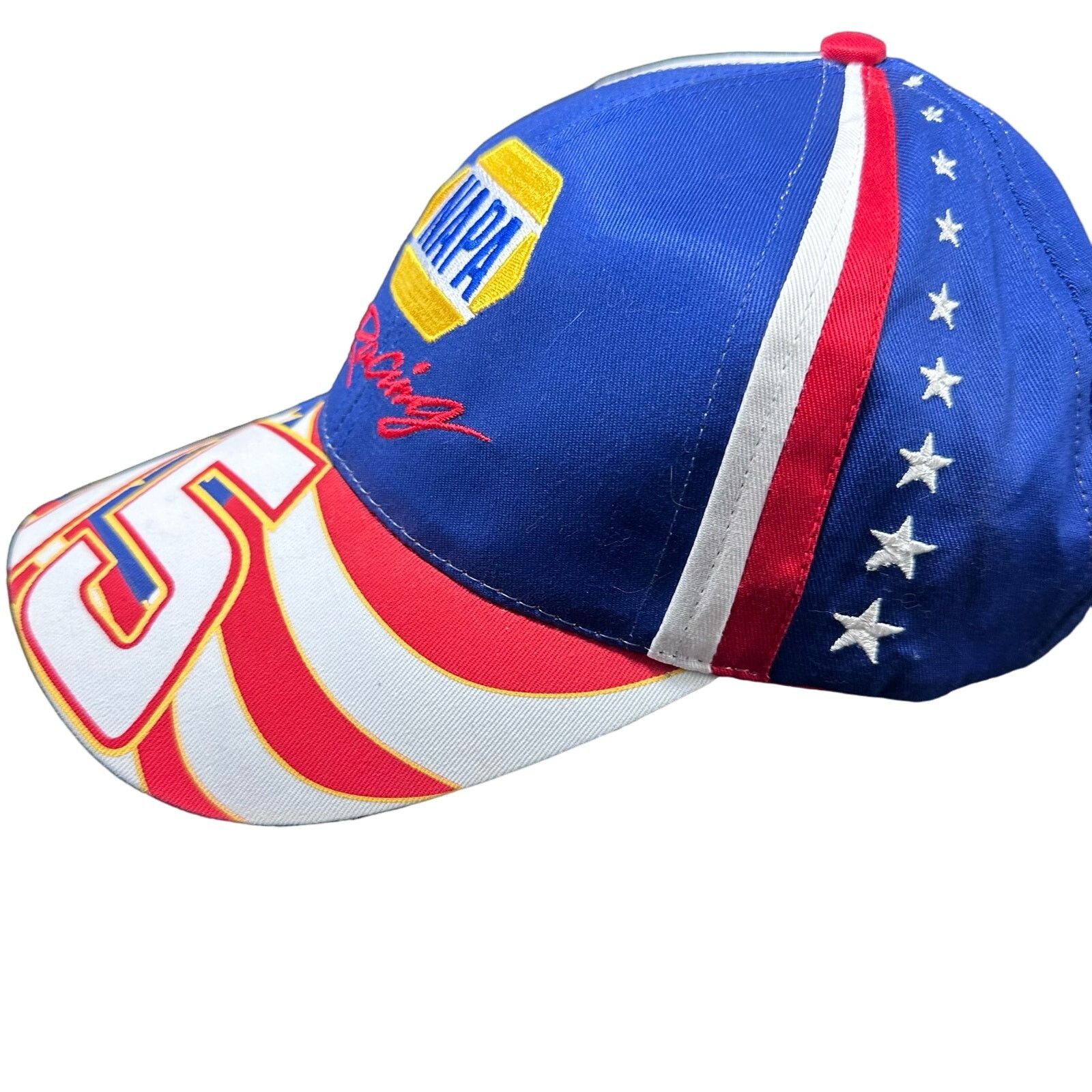 NASCAR NAPA Nascar #15 Michael Waltrip Hat Cap Strapback Stars USA Size ONE SIZE - 4 Thumbnail