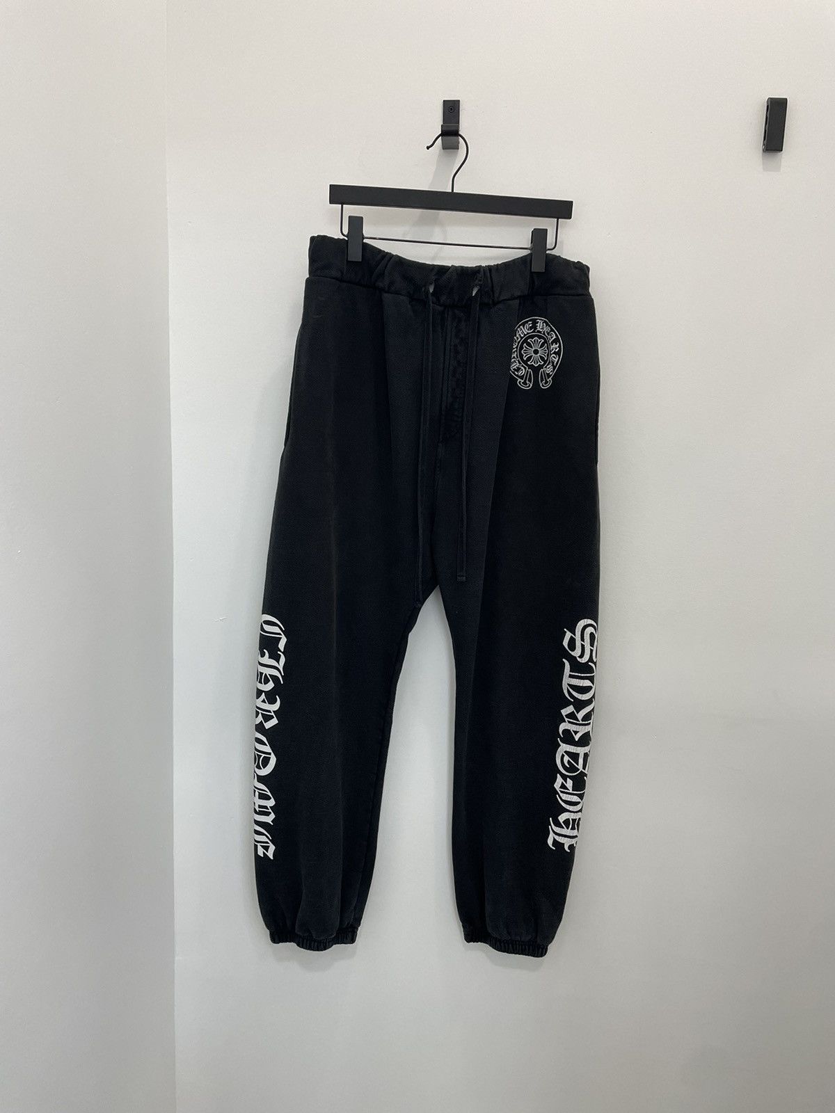 Chrome Hearts Horseshoe Sweatpants With Pockets Black