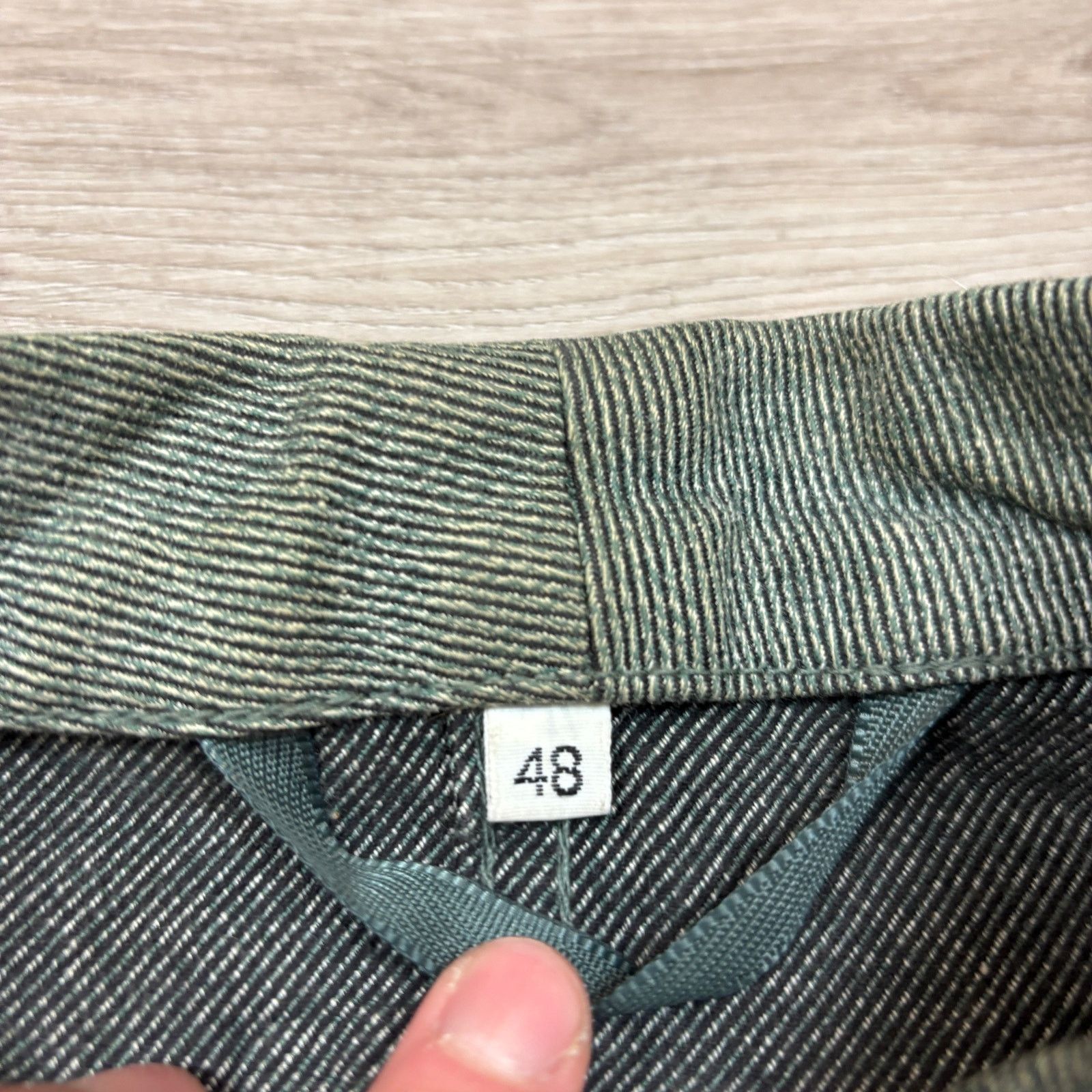 Vintage Vintage Swiss Army Denim Twill Work Shirt Jacket Shacket 48 Size US XL / EU 56 / 4 - 4 Thumbnail