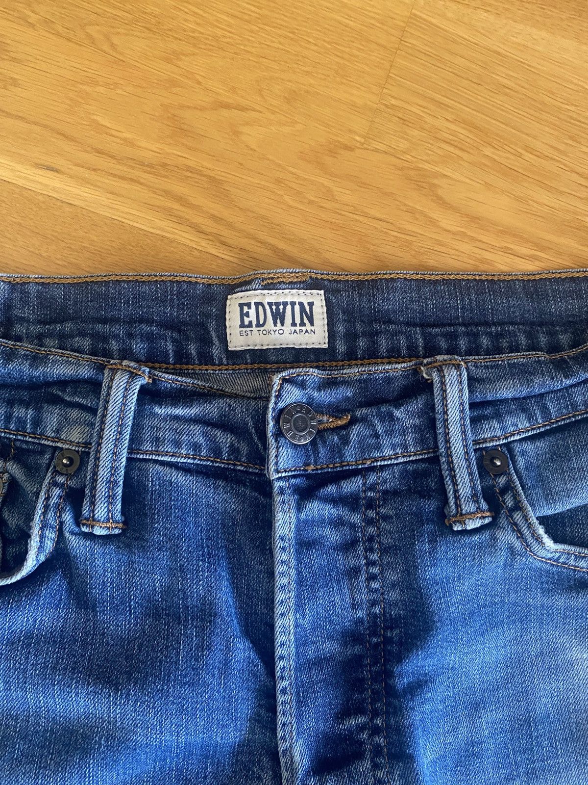 Edwin × Japanese Brand Vintage Edwin jeans facet denim japanese pants Size US 36 / EU 52 - 3 Thumbnail