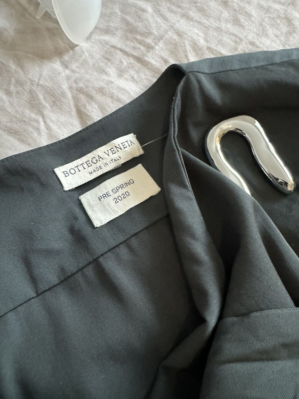 Bottega Veneta Brand new $3,5k Bottega Veneta green wrap dress silver Size XXS / US 00 / IT 34 - 12 Thumbnail