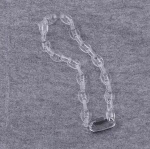Jewelry Transparent Chain Lock Necklace Size ONE SIZE - 1 Thumbnail