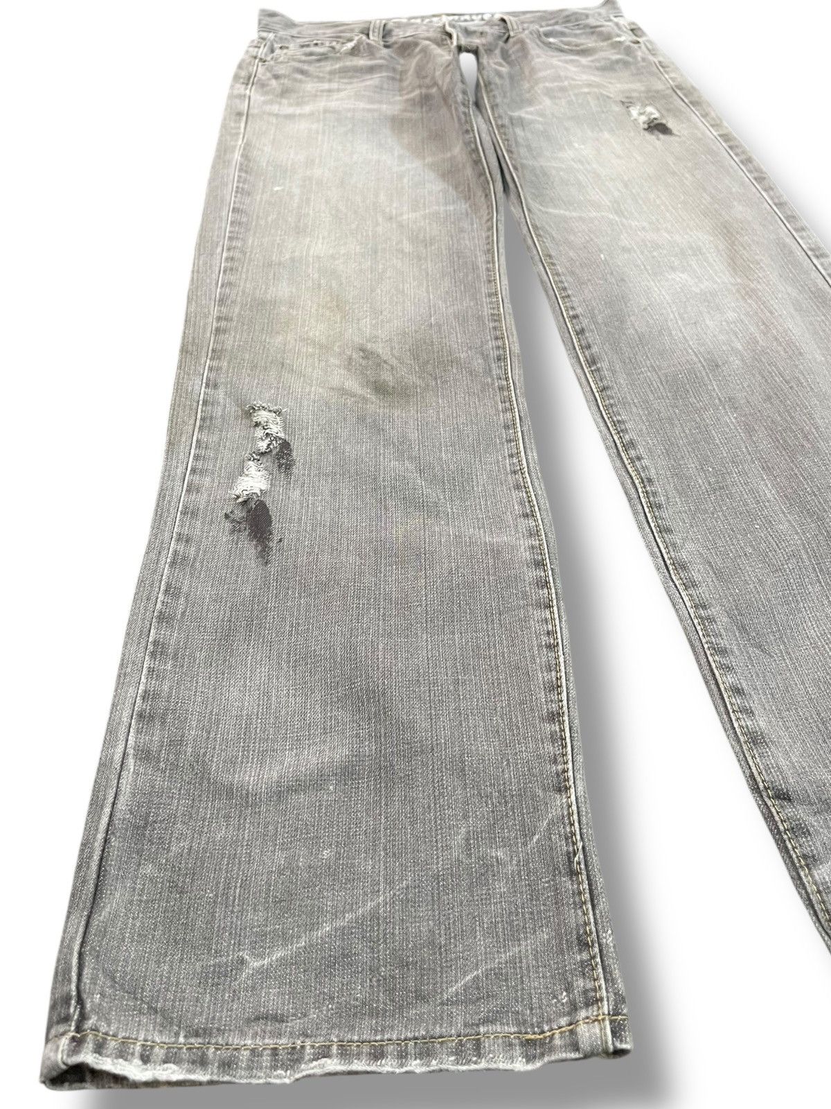 Buzz Rickson's × Japanese Brand Vintage Buzemayse Faded Distressed Denim Size US 31 - 3 Thumbnail