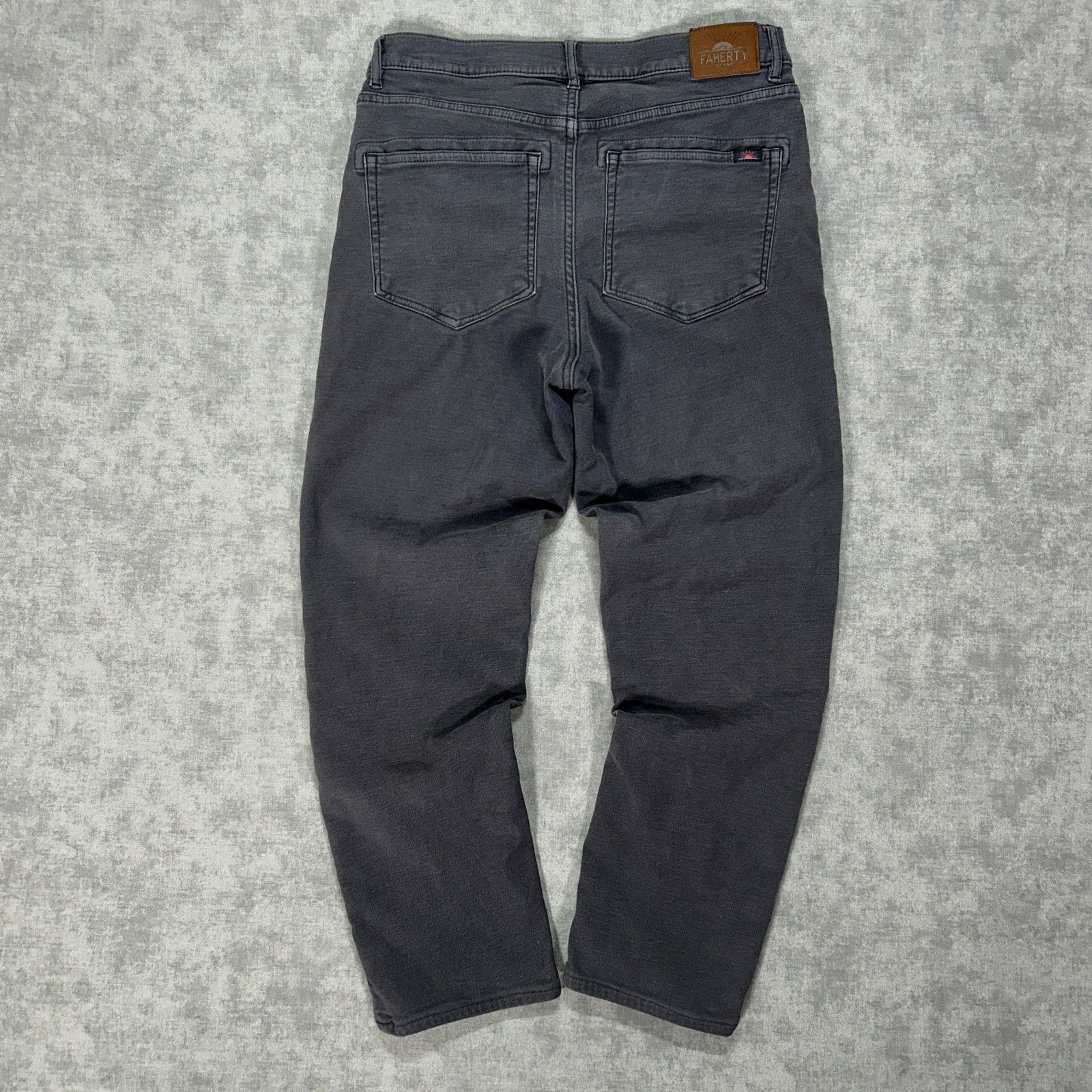 Faherty Faherty Stretch Terry 5 pocket slim casual pants mens 30x25 Size US 30 / EU 46 - 2 Thumbnail