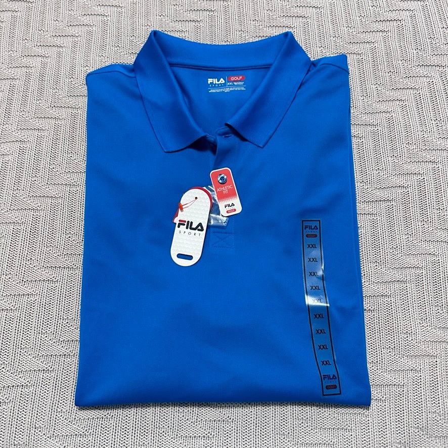 Fila Fila blue golf short sleeve polo size XXL NWT Size US XXL / EU 58 / 5 - 1 Thumbnail