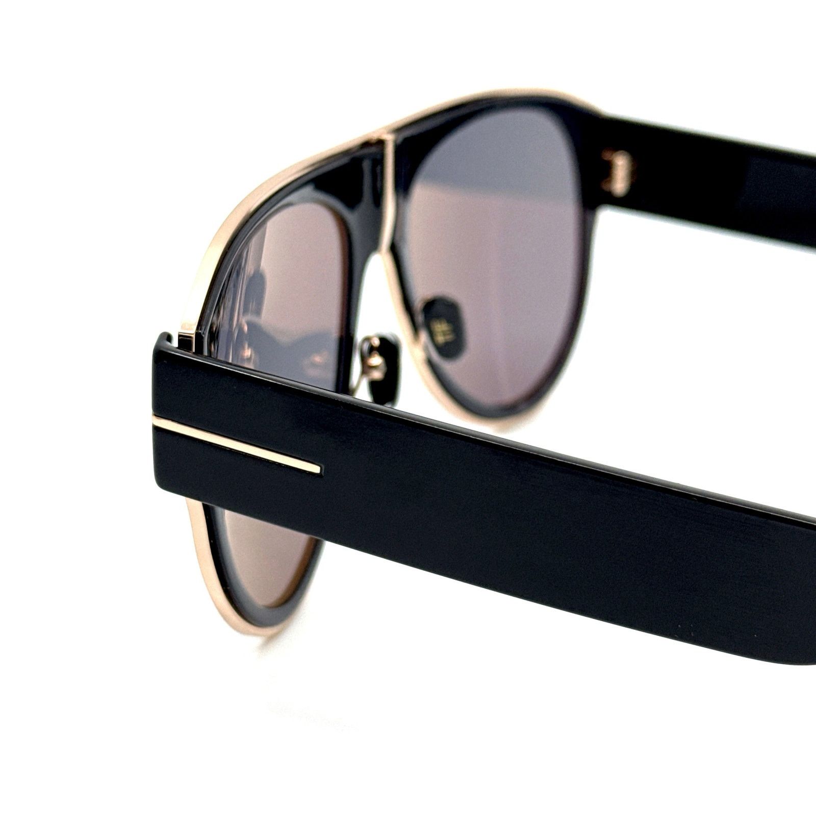 Tom Ford New! TOM FORD Lyle-02 Sunglasses TF1074 01C, Authentic Size ONE SIZE - 8 Thumbnail