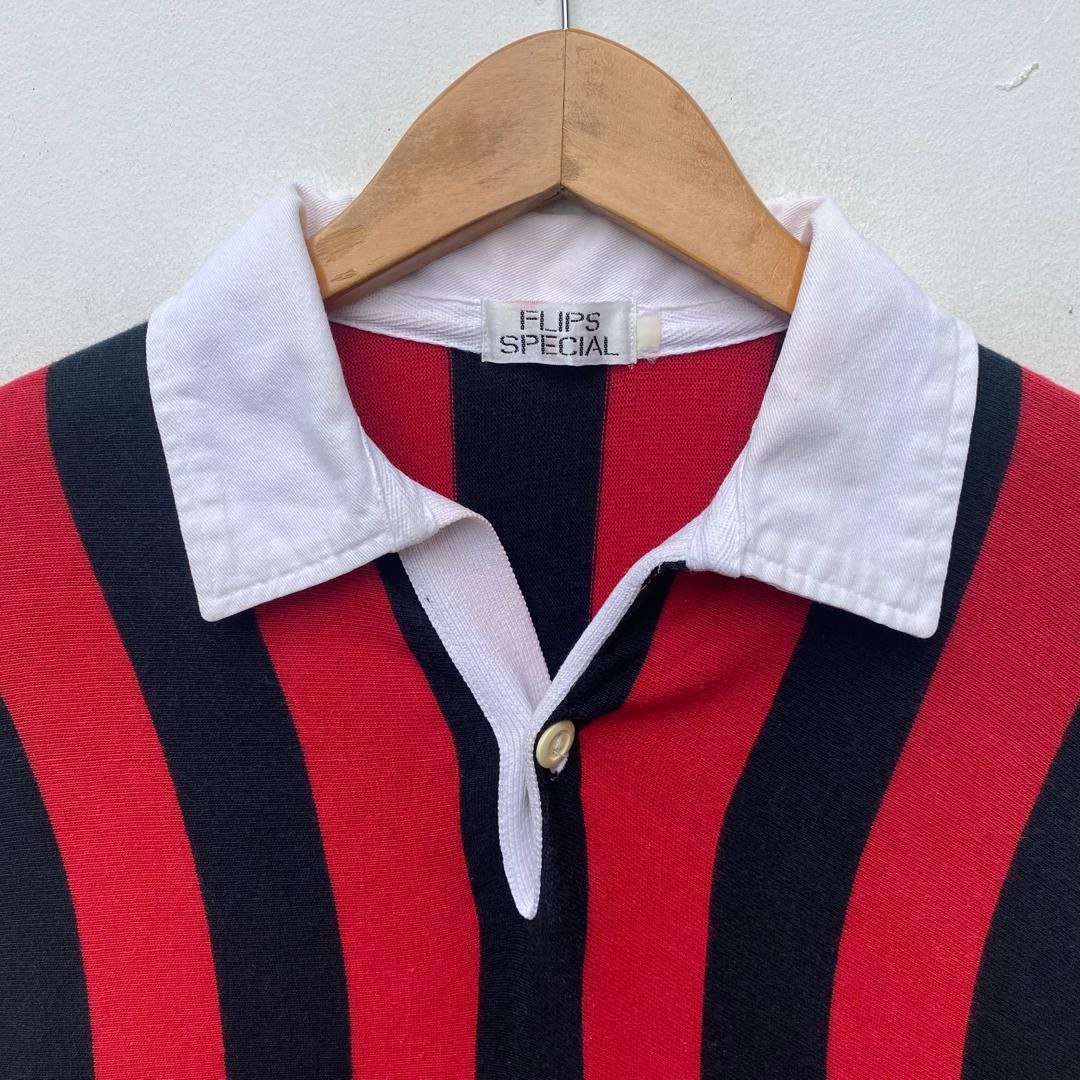 Other VTG FLIP SPECIAL SLIM FIT POLO SHIRT SMALL MEDIUM RED BLACK Size US S / EU 44-46 / 1 - 4 Thumbnail