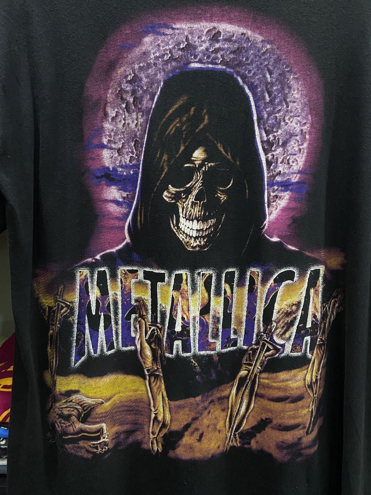 Band Tees × Vintage Vintage 90s METALLICA Bootleg Load Tour TShirt Size US L / EU 52-54 / 3 - 5 Thumbnail