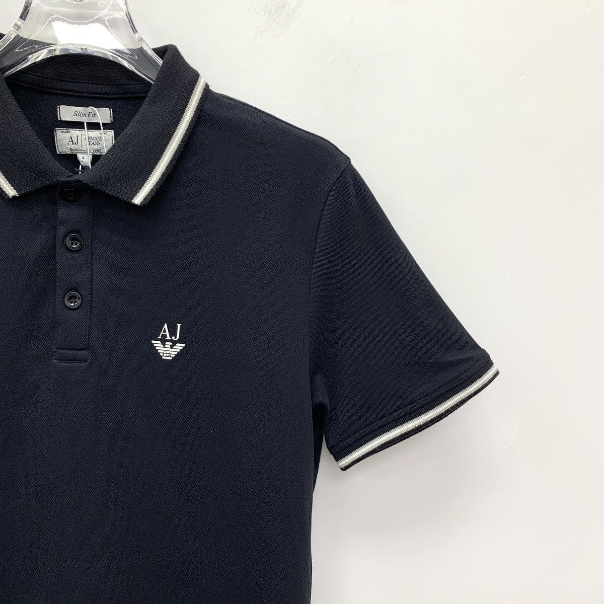 Armani Armani Black Logo Cotton Polo Shirt K26WX Size US S / EU 44-46 / 1 - 3 Thumbnail