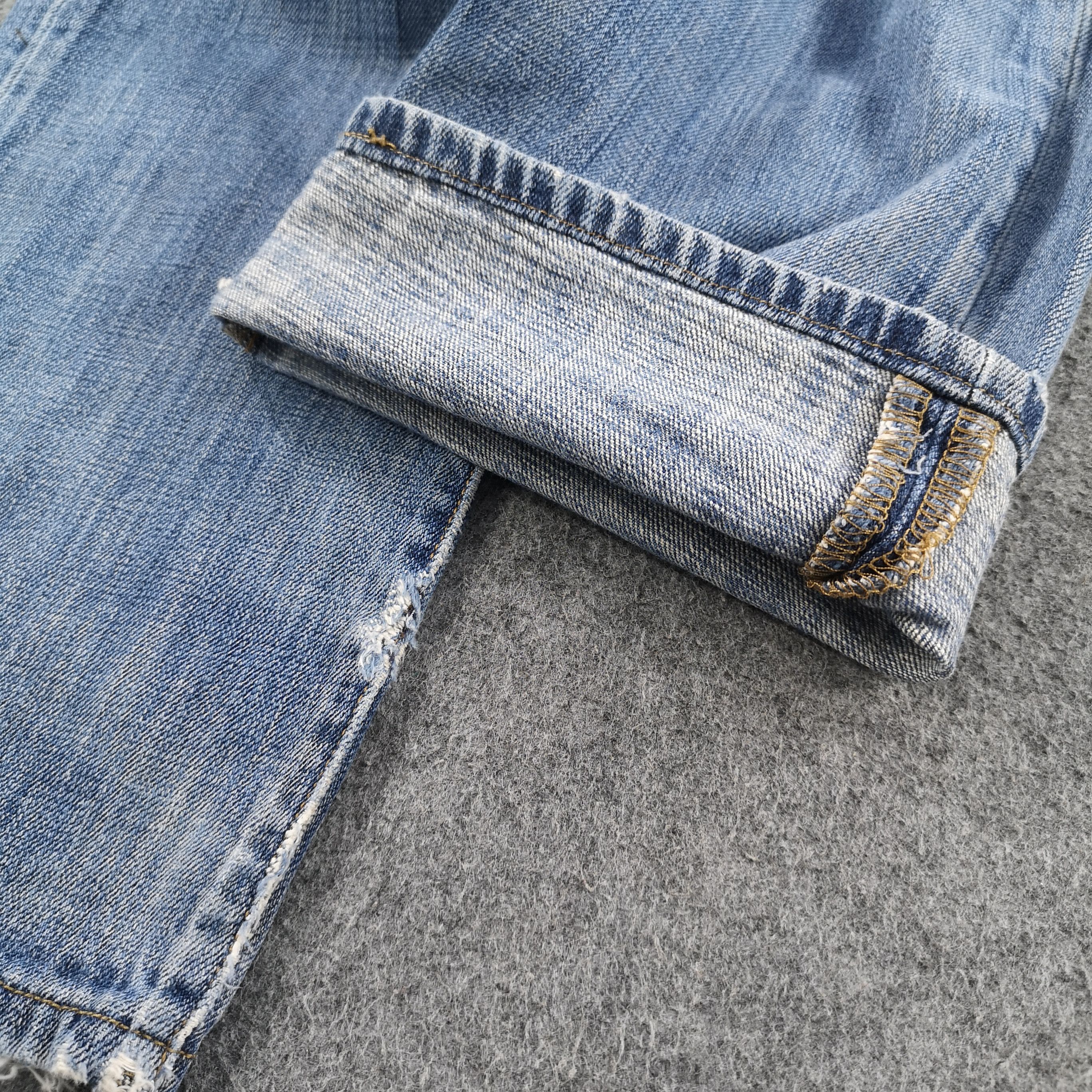 Levi's Vintage Distress Levis 501 Jeans - JM1065 Size US 34 / EU 50 - 9 Thumbnail