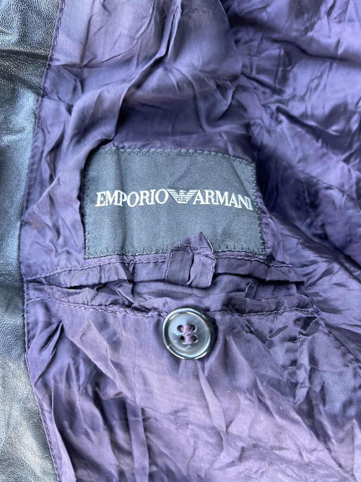 Emporio Armani EMPORIO ARMANI VELVET SUIT JACKET Size US S / EU 44-46 / 1 - 3 Thumbnail