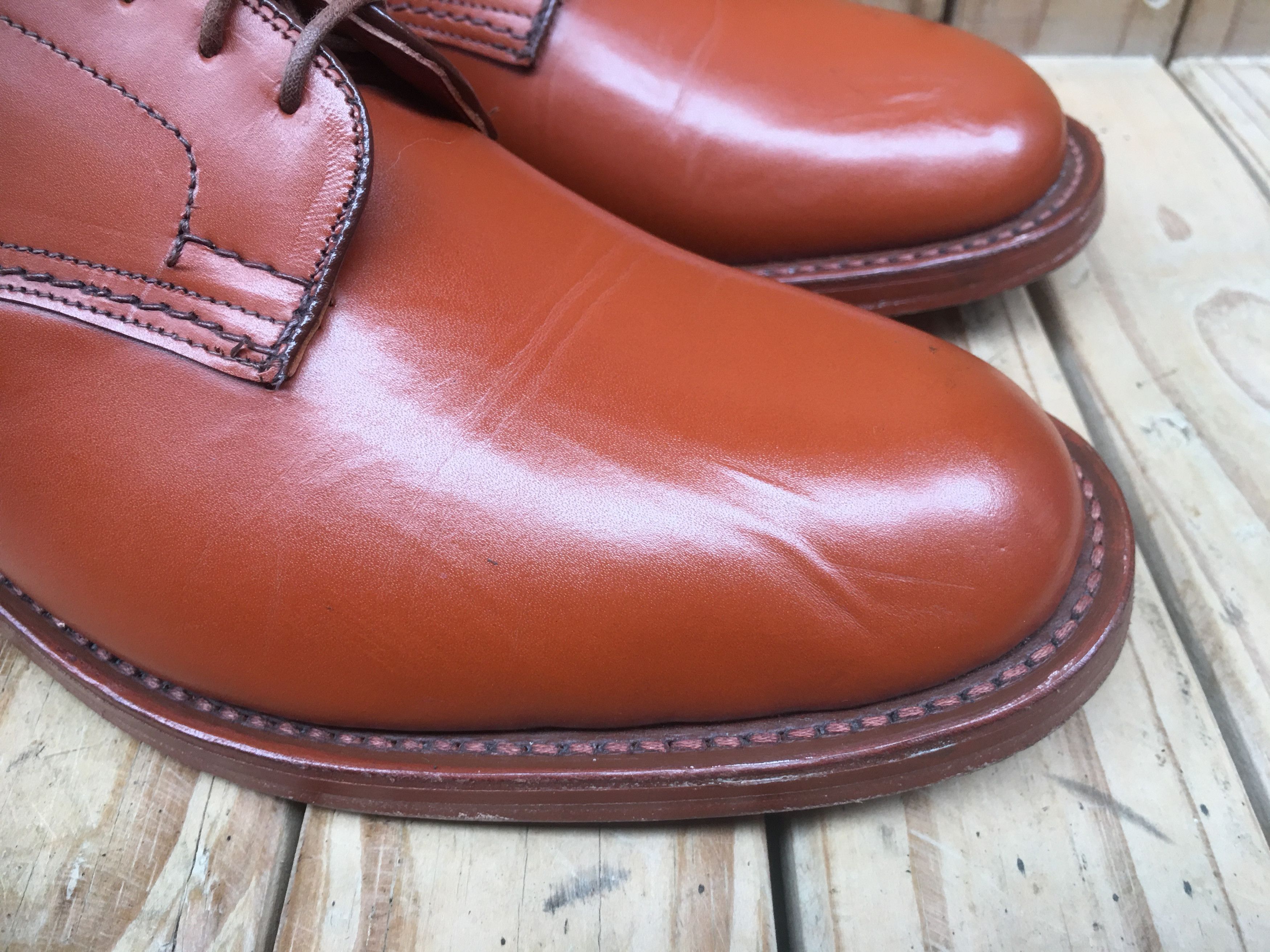 Tricker's Tricker's brown derby Mens leather shoes UK 9.5 Size US 10.5 / EU 43-44 - 5 Thumbnail